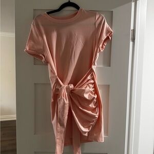 Runaway The Label Peach Dress